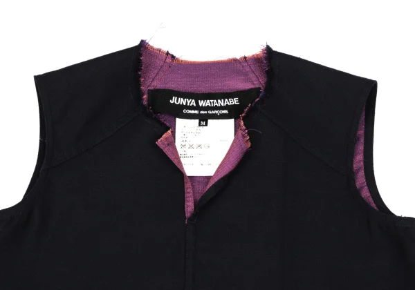 JUNYA WATANABE COMME des GARCONS Back Message Cutting Vest K-167420_003