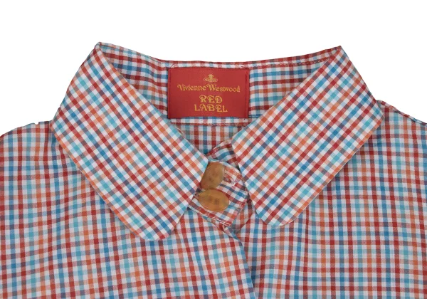 Vivienne Westwood Red Label Orb Embroidered Check Shirt K-167421_004