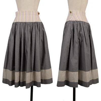 Vivienne Westwood Red Label Stripe Switching Skirt