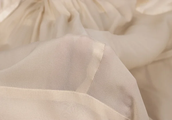 COMME des GARCONS Botanical Lace Print Silk Switching Skirt K-167425_013