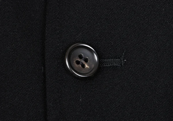 COMME des GARCONS Bird Embroidered Collarless Layered Jacket K-167426_006