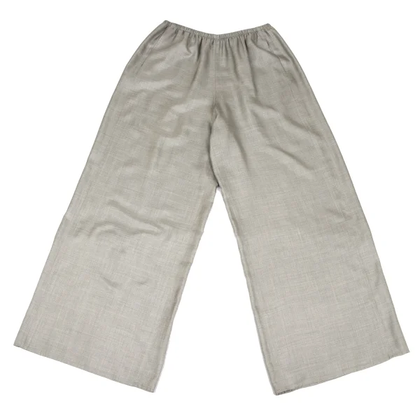 THE ROW Silk Easy Wide Pants Beige S K-167429_001