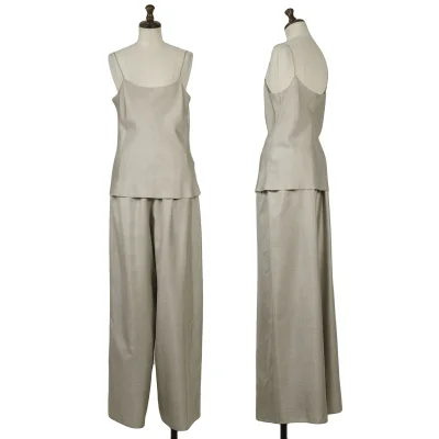 THE ROW Silk Camisole & Wide Pants