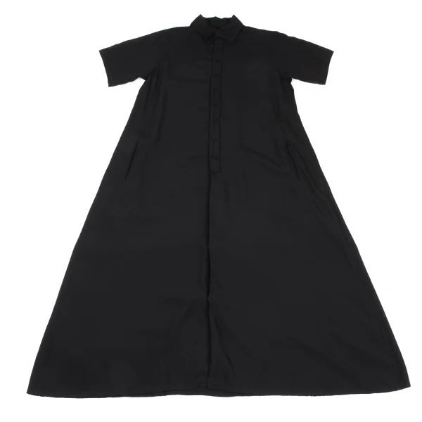 Y's Snap Button Short Sleeve Shirt Dress K-167431_002