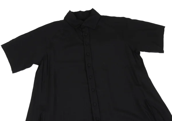Y's Snap Button Short Sleeve Shirt Dress K-167431_003