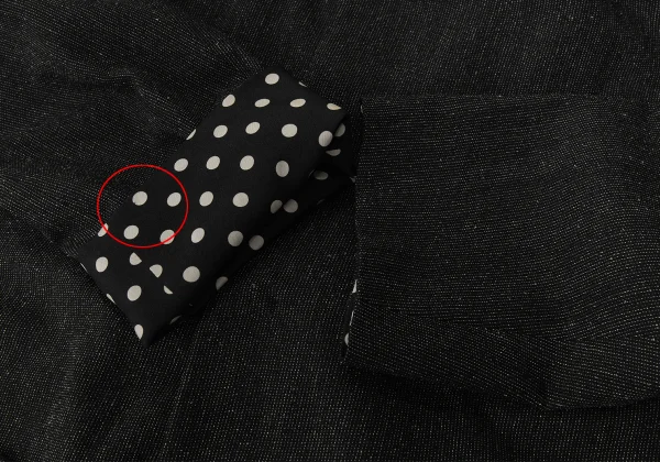 Yohji Yamamoto POUR HOMME Dot Lined Snap Button Double Hooded Coat K-167432_007