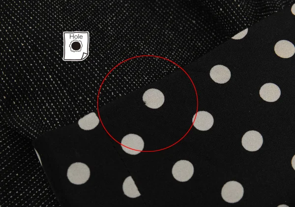 Yohji Yamamoto POUR HOMME Dot Lined Snap Button Double Hooded Coat K-167432_008