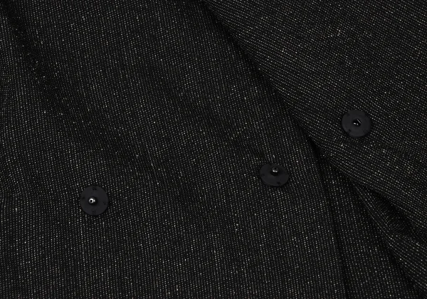 Yohji Yamamoto POUR HOMME Dot Lined Snap Button Double Hooded Coat K-167432_012