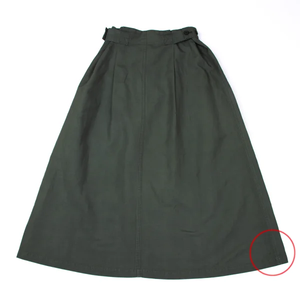 Y's Linen Cotton Side Button Skirt K-167433_016
