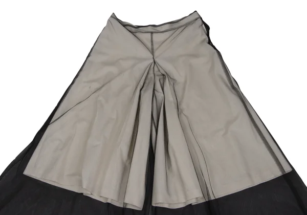 Maison Martin Margiela Mesh Layered Sheeting Wide Pants K-167435_003