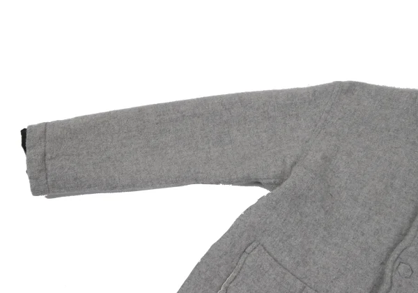 tricot COMME des GARCONS Wool Fulling Collarless Jacket K-167436_006