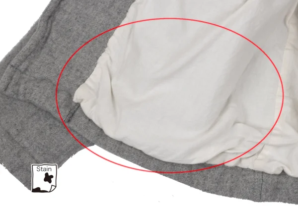 tricot COMME des GARCONS Wool Fulling Collarless Jacket K-167436_013