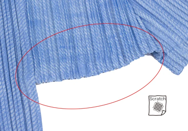 PLEATS PLEASE Pleats Fabric Print High-neck T-shirt K-167440_005