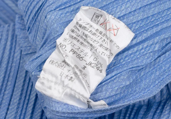 PLEATS PLEASE Pleats Fabric Print High-neck T-shirt K-167440_014