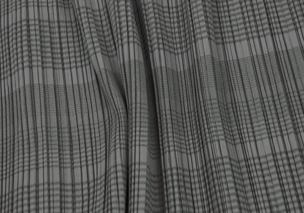 PLEATS PLEASE Pleated Stripe Side Belt Skirt K-167443_011