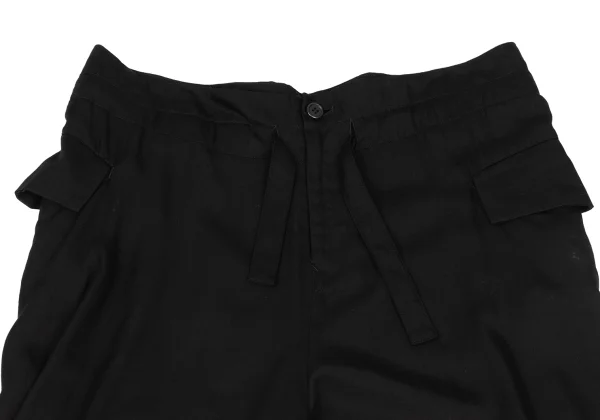 Y's Rayon Asymmetrical Drawstring Wide Pants K-167447_003