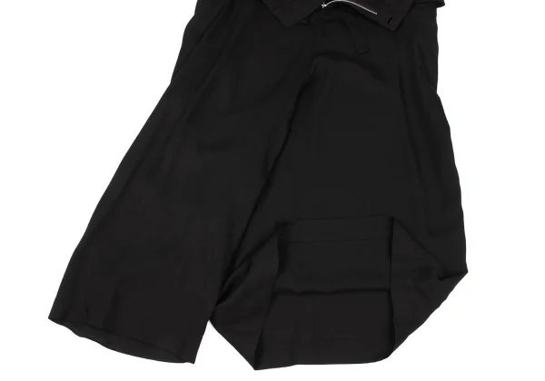 Y's Rayon Asymmetrical Drawstring Wide Pants K-167447_010