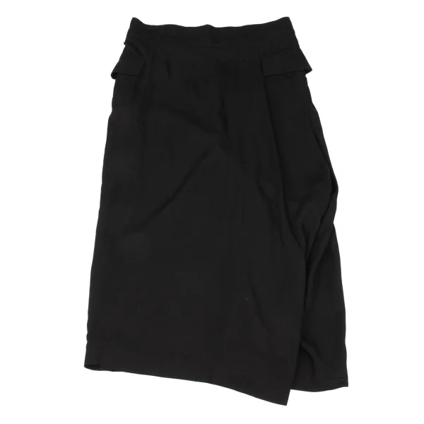 Y's Rayon Asymmetrical Drawstring Wide Pants K-167447_011