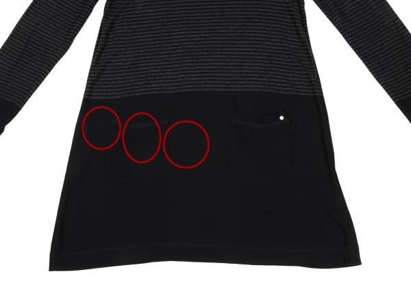 SONIA BY SONIA RYKIEL Striped Patch Pocket Knit Top K-167448_008