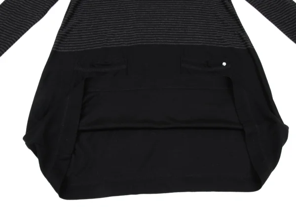 SONIA BY SONIA RYKIEL Striped Patch Pocket Knit Top K-167448_014