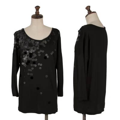 SONIA BY SONIA RYKIEL Sequin Embellished Knit Top