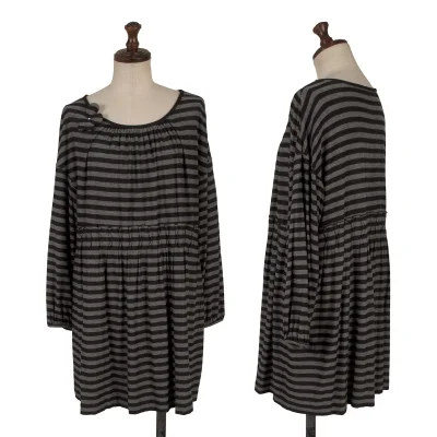 SONIA BY SONIA RYKIEL Striped Floral Corsage Tunic