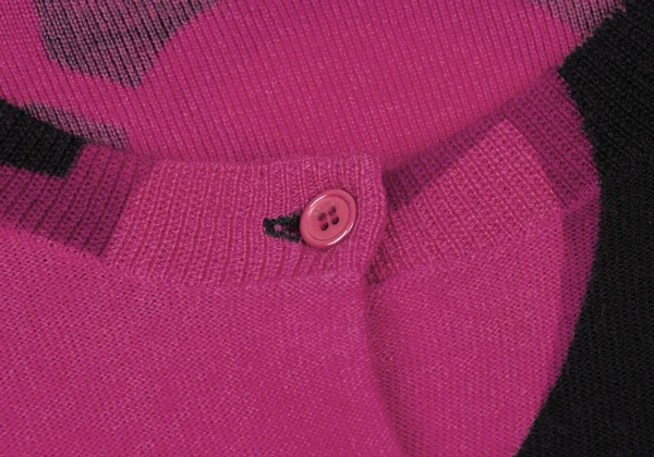 SONIA RYKIEL Wool Heart Arrow Cardigan K-167451_005