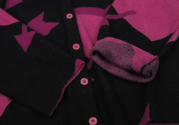 SONIA RYKIEL Wool Heart Arrow Cardigan K-167451_007