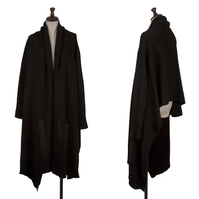DKNY Wool Drape Knit Cardigan