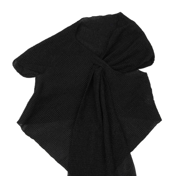 Yohji Yamamoto NOIR Stretch Deformation Neck Stole Design Top K-167455_003