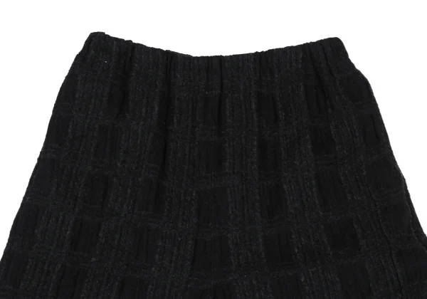 Plantation Wool Plaids Jacquard Wide Pants K-167456_003