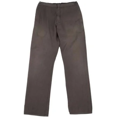 【SALE】コムデギャルソン オムプリュスCOMME des GARCONS HOMME PLUS 製品染めウールパンツ チャコール