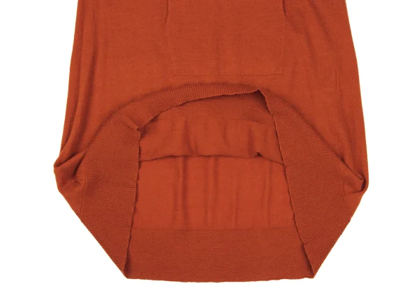 HIROKO KOSHINO Cashmere Blend V-neck Short Sleeve Knit Dress K-167463_008