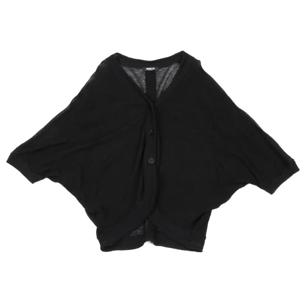 HIROKO BIS Shadow Dot Mesh Dolman Cardigan K-167464_002