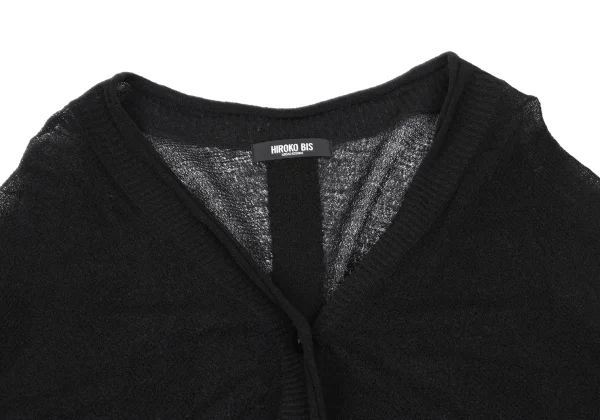 HIROKO BIS Shadow Dot Mesh Dolman Cardigan K-167464_004