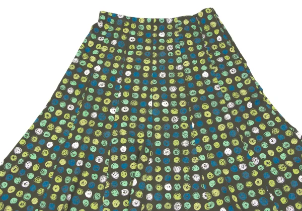 L'EQUIPE YOSHIE INABA Drawing Dot Print Flare Skirt K-167465_003