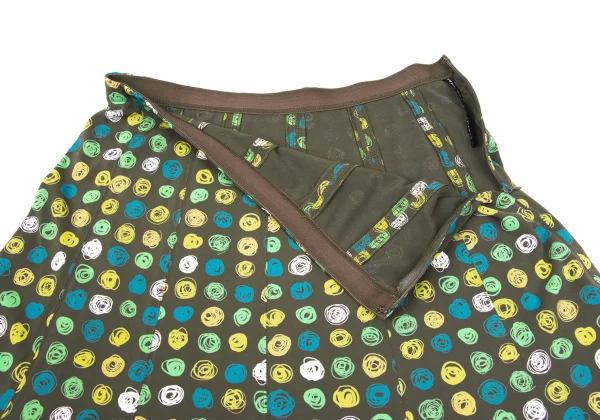 L'EQUIPE YOSHIE INABA Drawing Dot Print Flare Skirt K-167465_005