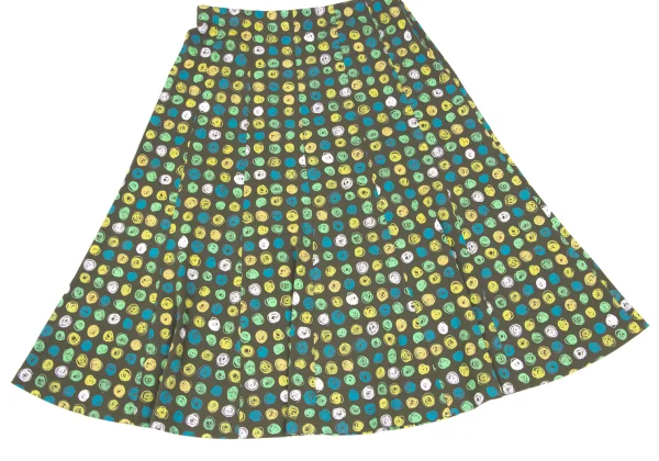 L'EQUIPE YOSHIE INABA Drawing Dot Print Flare Skirt K-167465_006