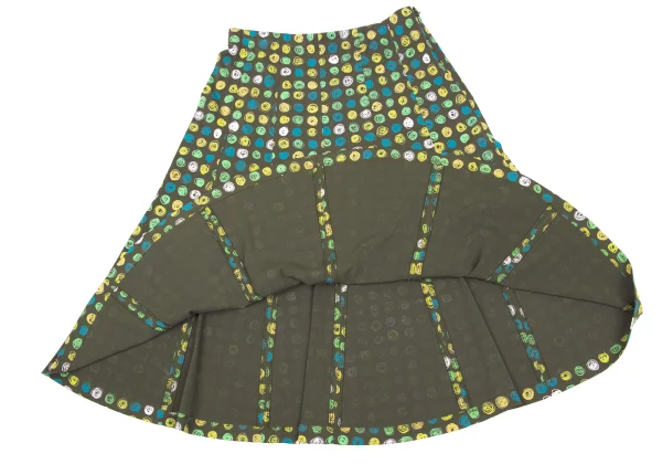 L'EQUIPE YOSHIE INABA Drawing Dot Print Flare Skirt K-167465_007