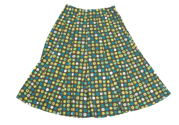 L'EQUIPE YOSHIE INABA Drawing Dot Print Flare Skirt K-167465_008