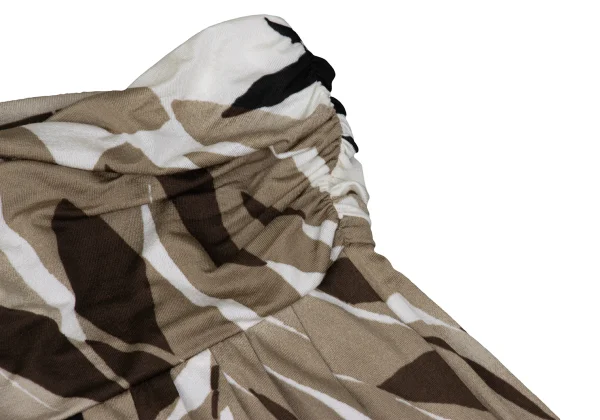 Max Mara Leaf Print Gather Skirt K-167467_005