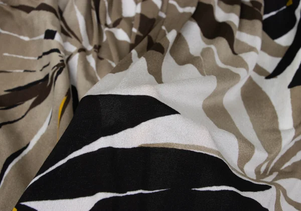 Max Mara Leaf Print Gather Skirt K-167467_012