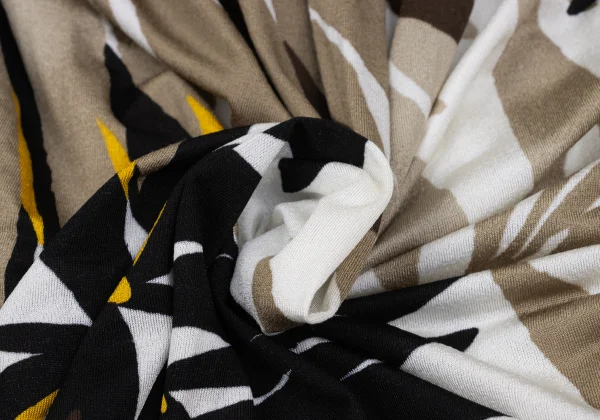 Max Mara Leaf Print Gather Skirt K-167467_013