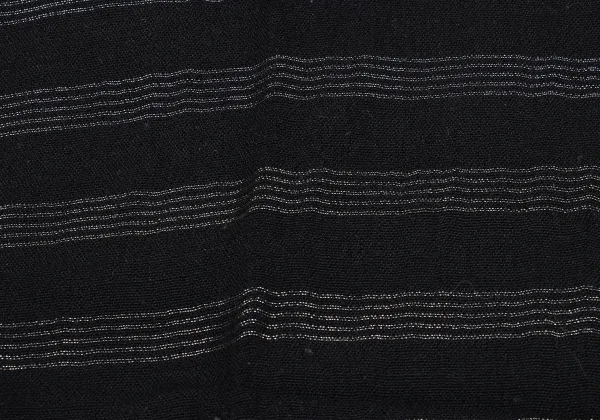 HIROKO KOSHINO Wool Glitter Striped Fringe Stole K-167468_005