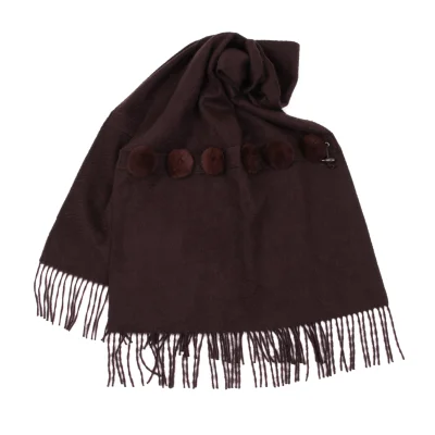LANVIN collection Fringe Bon Bon Stole