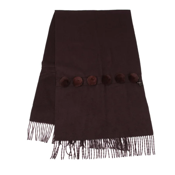 LANVIN collection Fringe Bon Bon Stole K-167473_002