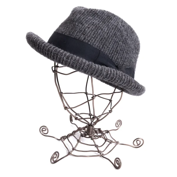 CA4LA Mohair Blended Knit Hat Grey M K-167475_001