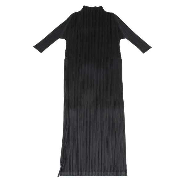 PLEATS PLEASE Bottle Neck Side Zip Dress K-167487_009