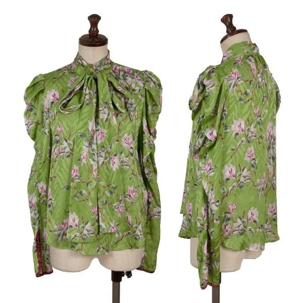 KEITA MARUYAMA x LILY BROWN Printed Blouse Light Green F K-167509_001