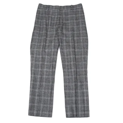 JOSEPH Wool Blended Checker Pants